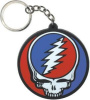 Grateful Dead - Steal Your Face Round Rubber Keychain  