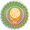Grateful Dead - Orange Sunshine Steal Your Face Sticker