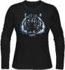 Grateful Dead - Tiger Bolt Long Sleeve Black T - Shirt